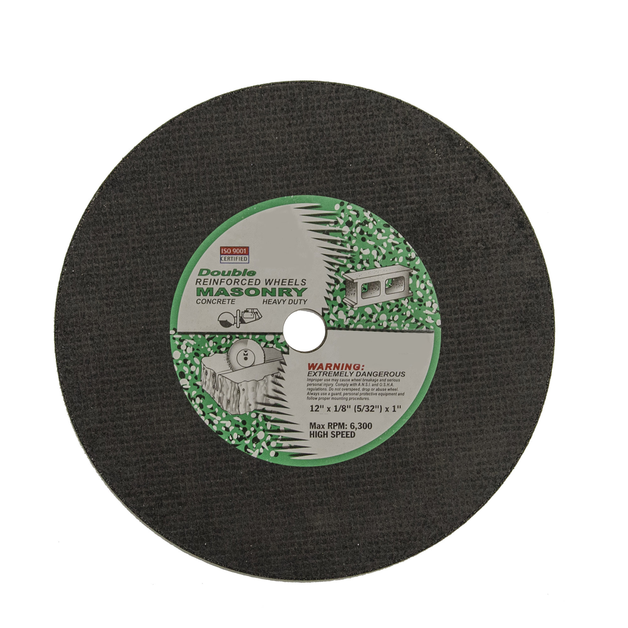 BonTradeTough, Masonry Cutting Blade - 12in. 1in. Arbor, Model# 81-219
